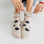 Lot de chaussettes animaux oreilles en relief 
