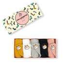 Chaussettes en coton à languette chat pour femme | Chaussettes confortables et élégantes | Idéales pour le quotidien ou les occasions spéciales | Disponibles en plusieurs couleurs et tailles