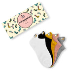 Chaussettes en coton à languette chat pour femme | Chaussettes confortables et élégantes | Idéales pour le quotidien ou les occasions spéciales | Disponibles en plusieurs couleurs et tailles