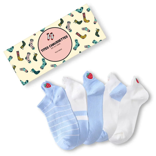 Lot de Chaussettes en coton à languette fraise pour femme | Chaussettes abordables et de haute qualité | Un excellent choix pour les femmes qui aiment être à la mode et confortables