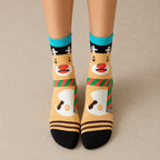 Lot De 4 Chaussettes Hautes Costume Noël