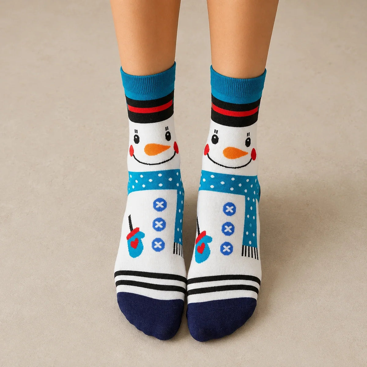 Lot De 4 Chaussettes Hautes Costume Noël
