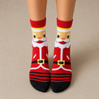 Lot De 4 Chaussettes Hautes Costume Noël