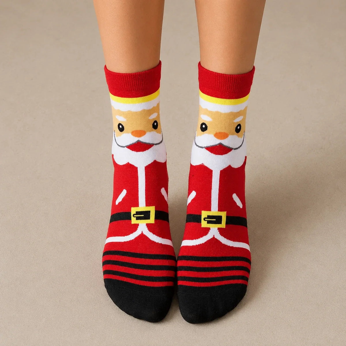Lot De 4 Chaussettes Hautes Costume Noël