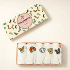 Chaussettes en coton à languette chien pour femme | Chaussettes confortables et élégantes | Idéales pour le quotidien ou les occasions spéciales | Disponibles en plusieurs couleurs 