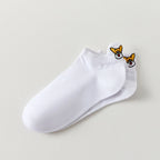 Chaussettes en coton à languette chien pour femme | Chaussettes confortables et élégantes | Idéales pour le quotidien ou les occasions spéciales | Disponibles en plusieurs couleurs 
