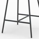 Chaise pour îlot central Cécilia en tissu gris clair 68 cm (lot de 2)