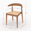 Set of 2 Alia Chairs - Brown