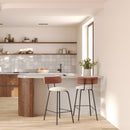 Set of 2 Alize Bar Stools - Beige