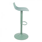 Heribo - Lot De 2 Chaises De Bar Réglables H58 - Plastique & Métal - Vert
