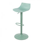 Heribo - Lot De 2 Chaises De Bar Réglables H58 - Plastique & Métal - Vert