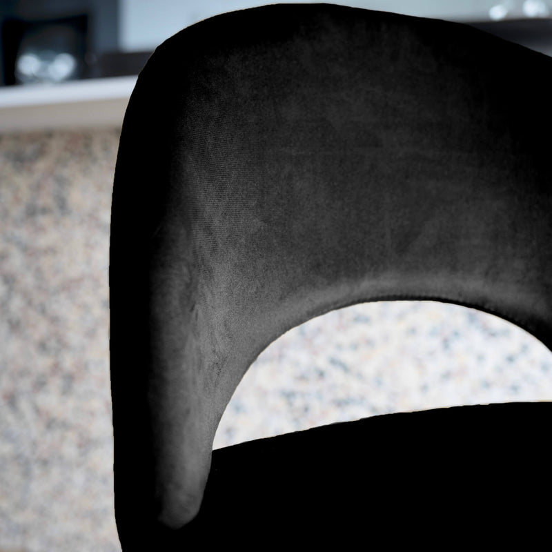 Set of 2 Penelope Bar Stools - Black
