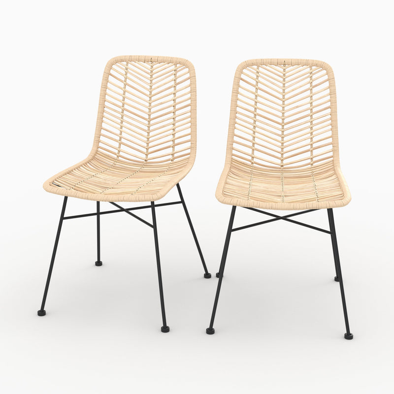 Set of 2 Tamara Chairs - Beige