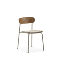 Arno - Set of 2 Chairs - Fabric and Metal - Beige