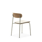 Arno - Set of 2 Chairs - Fabric and Metal - Beige
