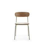 Arno - Set of 2 Chairs - Fabric and Metal - Beige