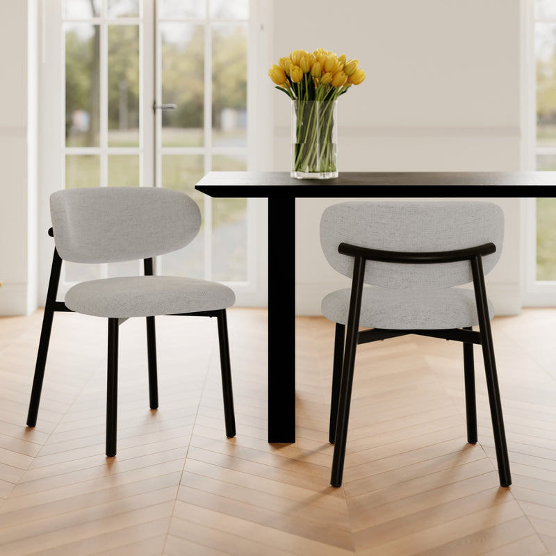 Set of 2 Nao Chairs - Light Grey