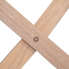 Lina - Lote de 2 sillas plegables de jardín - Madera - Madera clara
