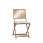 Lina - Lote de 2 sillas plegables de jardín - Madera - Madera clara