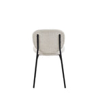 Dalby - Set of 2 Chairs - Fabric and Metal - Mottled Ecru