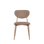 Valor - Set of 2 Chairs - Fabric and Metal - Taupe