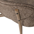 Valor - Set of 2 Chairs - Fabric and Metal - Taupe