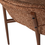 Valor - Set of 2 Chairs - Fabric and Metal - Brown
