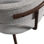 Travis - Set di 2 sedie - Tessuto e metallo - Beige