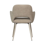 Jenny - Lot De 2 Fauteuils De Table - Tissu - Beige