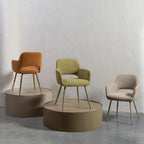 Jenny - Lot De 2 Fauteuils De Table - Tissu - Beige