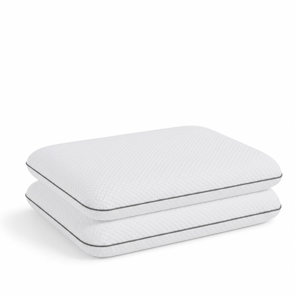 Neo - Lote de 2 almohadas viscoelásticas - Blanco