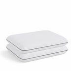 Neo - Lote de 2 almohadas viscoelásticas - Blanco