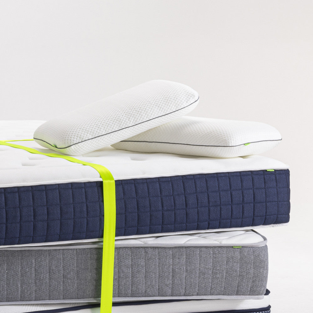 Neo - Lote de 2 almohadas viscoelásticas - Blanco