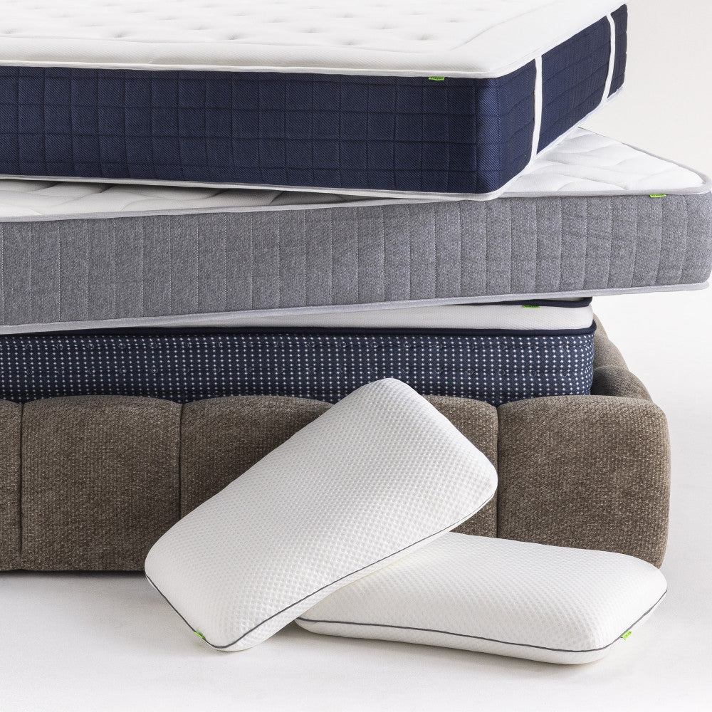 Neo - Lote de 2 almohadas viscoelásticas - Blanco