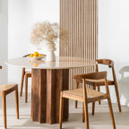 Acoustic - Set of 2 Panels - Wooden Slats - Light Wood