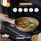 Colorama - Set of 2 Frying Pans with Removable Handle - Recycled Aluminium