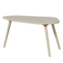 Davina - Lot De 2 Tables Basses Gigognes Organiques - Bois - Beige