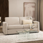 Nido - Set of 2 Nesting Coffee Tables - Glass - Transparent