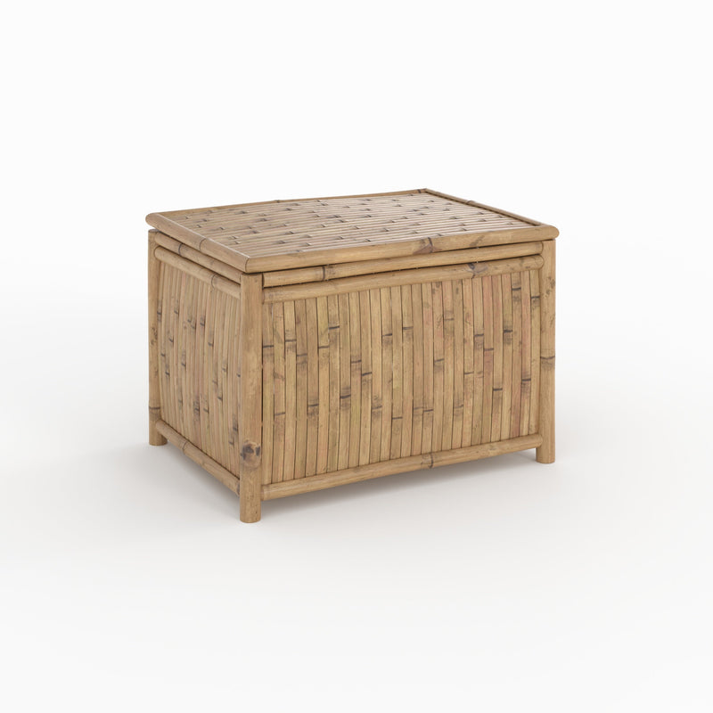 Lot de 3 coffres de jardin Vadella en bambou