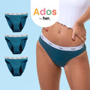 Set Of 3 Joy Teen Menstrual Panties - Pacific