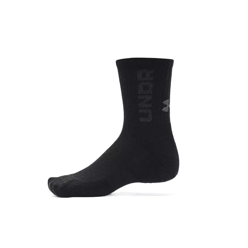 Set of 3 Pairs of Socks - Black - Unisex