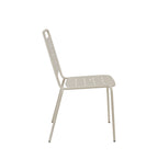 Aria - Set Of 4 Garden Chairs - Metal - Beige