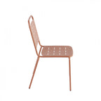 Aria - Set Of 4 Garden Chairs - Metal - Terracotta