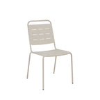 Aria - Set Of 4 Garden Chairs - Metal - Beige