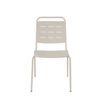 Aria - Set Of 4 Garden Chairs - Metal - Beige