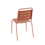 Aria - Set Of 4 Garden Chairs - Metal - Terracotta