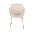Acapulco - Set Of 4 Indoor And Outdoor Dining Chairs - Plastic And Metal - Beige