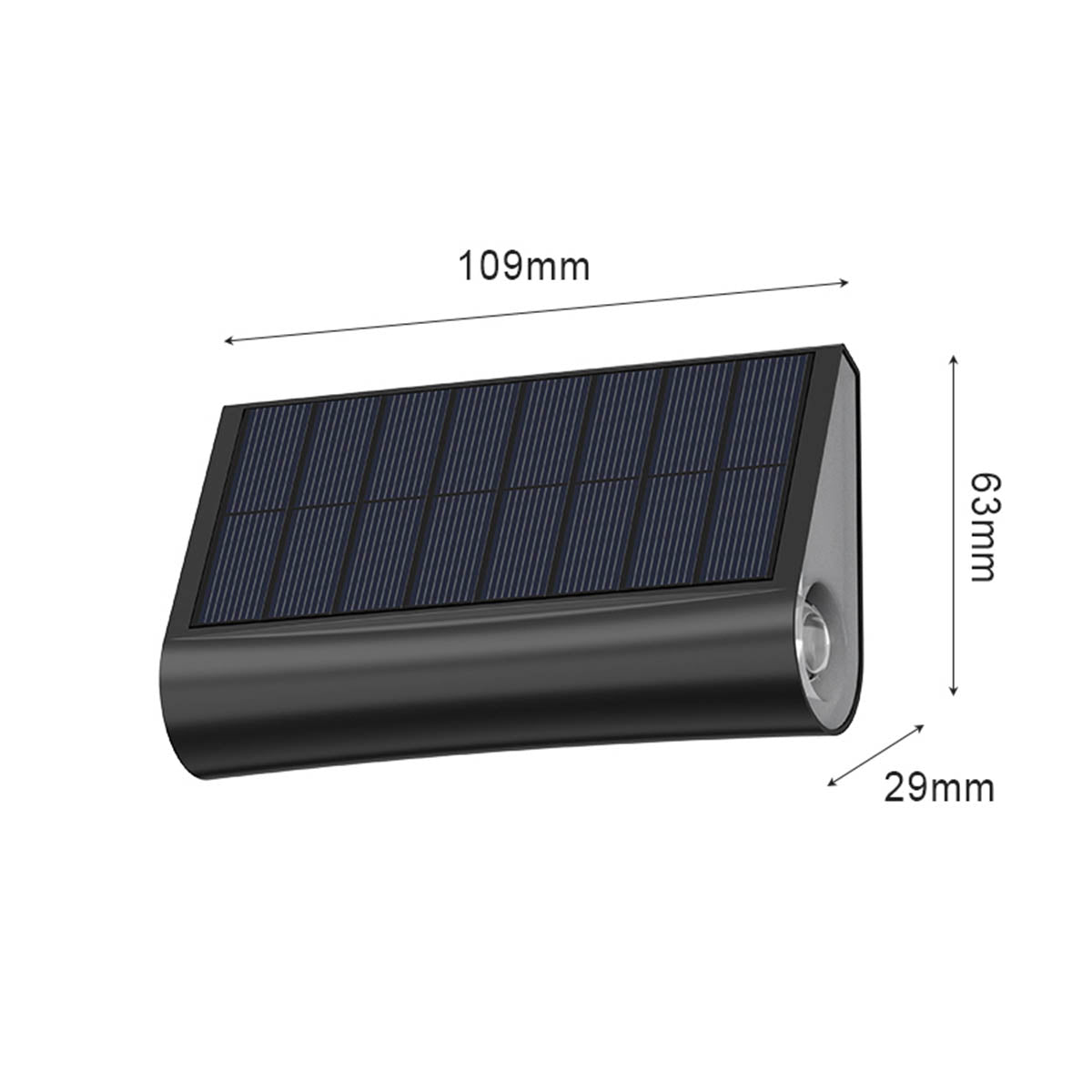 Twily - Applique Solaire - Plastique - Noir