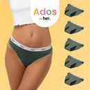 Lot De 5 Culottes Menstruelles Joy Ados - Thyme