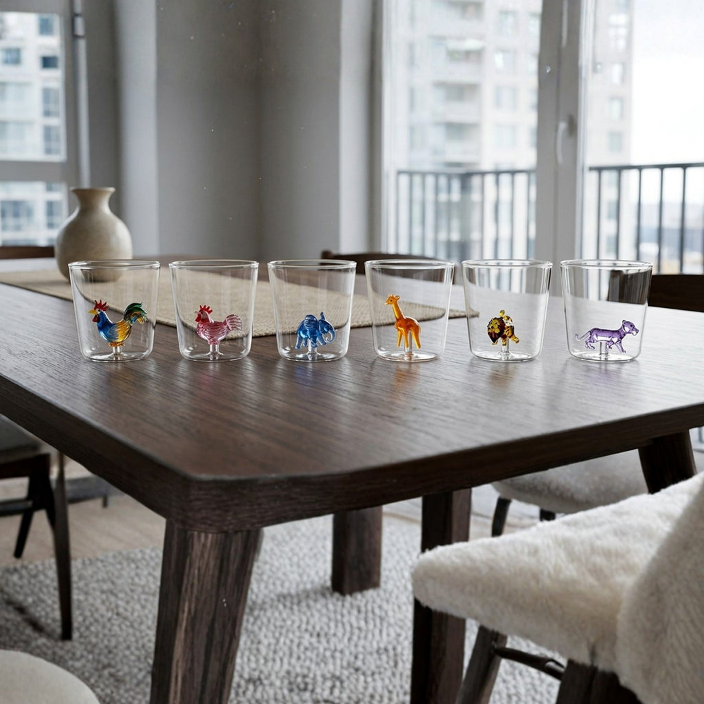 Pet Friends Mix 8 - Lot De 6 Verres Décorés